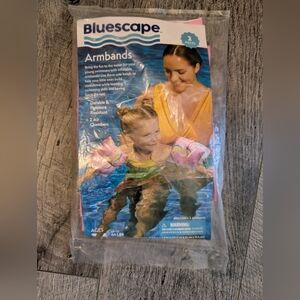 Bluescape Kids Water Wings Floaties Swimmies Pink Orange Seahorse